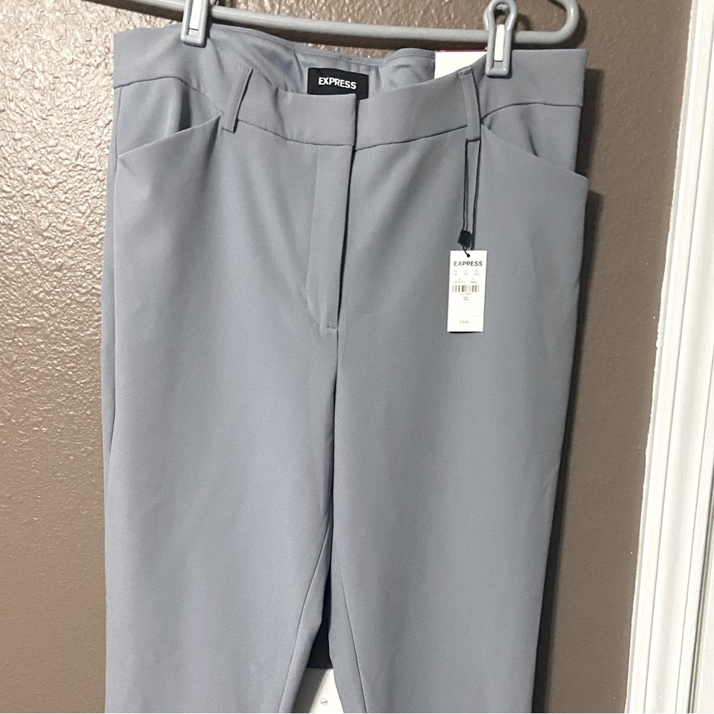 Gray dress pants